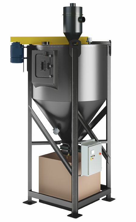 Efficiency in bulk solids mixing: Ribbon versus tumble blenders