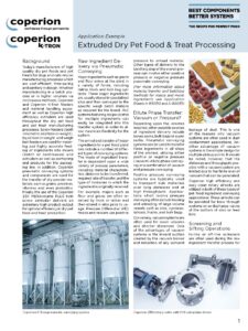 K-Tron - Extruded Dry Pet Food & Treat Processing_Page_1