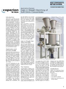 K-Tron - Gain-in-Weight Batching of Soft Drink Concentrate_Page_1