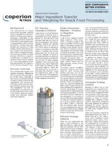 K-Tron - Major Ingredient Transfer and Weighing for Snack Food Processing_Page_1