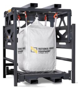 Modular Bulk Bag Unloader Forklift Frame for Ceramic Powders